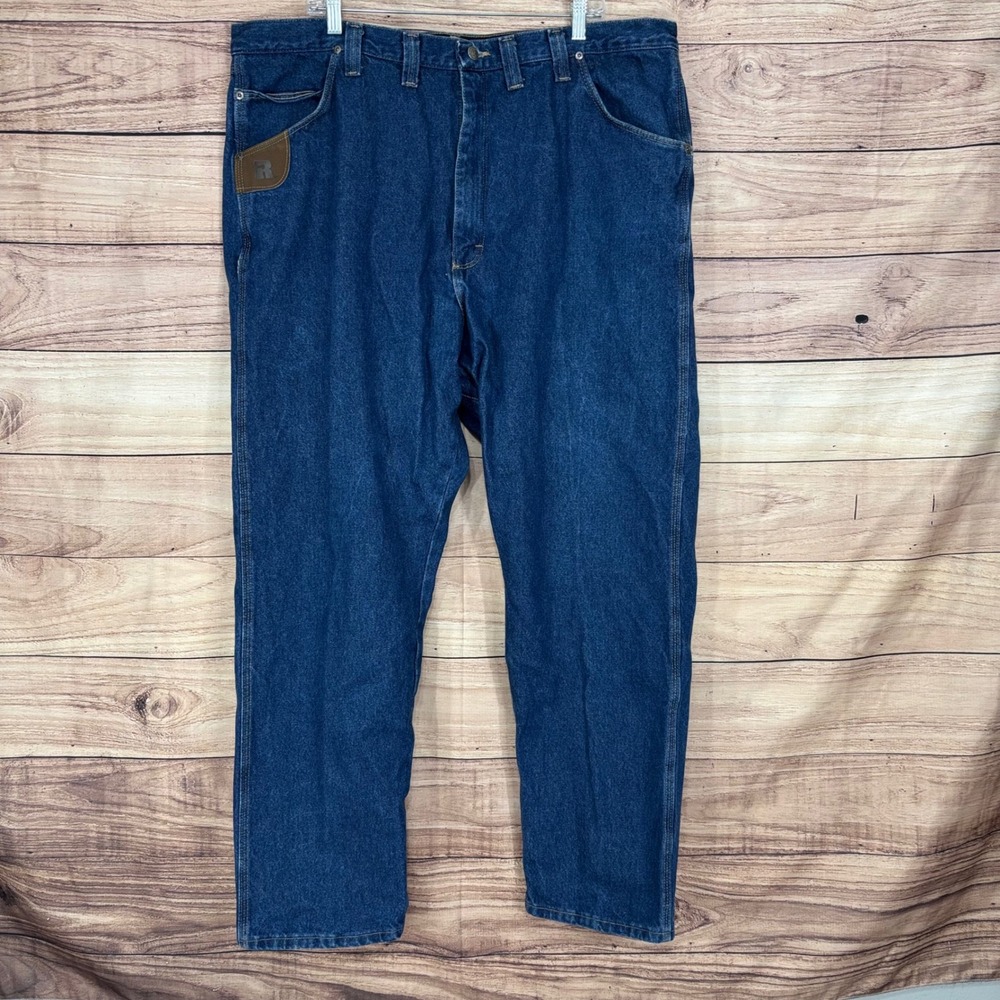 Wrangler Riggs Workwear Carpenter Jeans Mens 44x30 (43x31) Blue Denim Relaxed